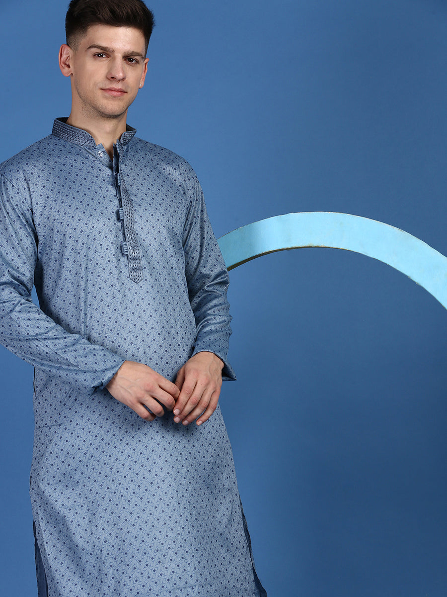 Men Designer Grey Full Sleeve Suit, Cotton at Rs 5500/set in Mumbai