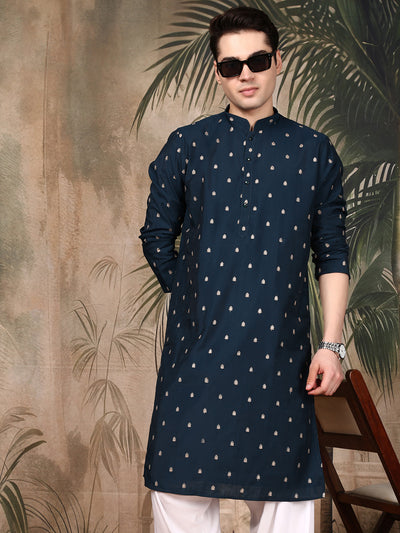 Sanwara Men’s Festive Kurta in Rich Silk Blend