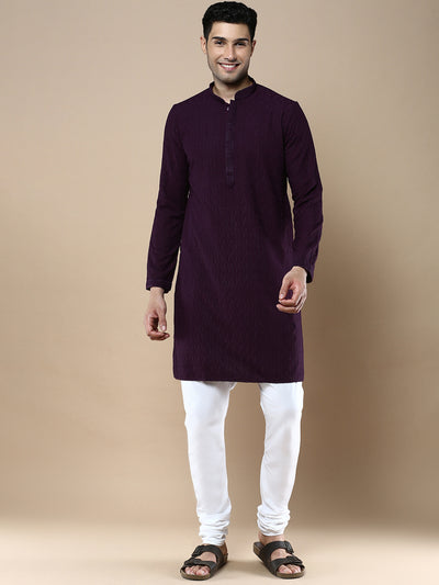 Sanwara's Stylish Ethnic Chikankari Kurta & Pajama Set for Men