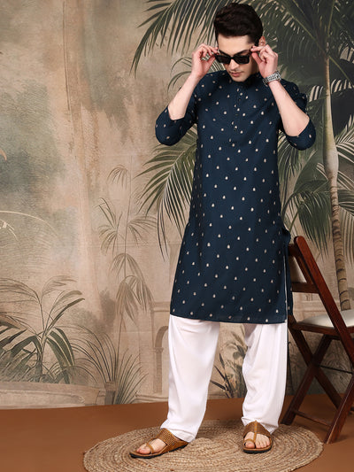 Sanwara Men’s Festive Kurta Set in Rich Silk Designed
