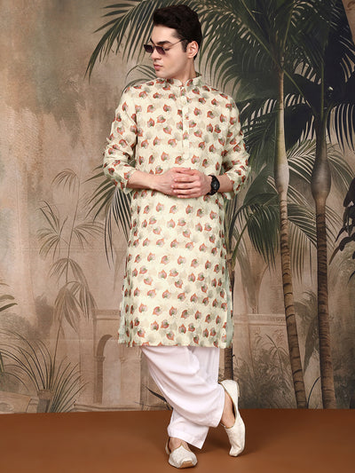 Sanwara Designer Red Kurta Set In Cotton